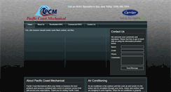 Desktop Screenshot of pacificcoastmechanical.com